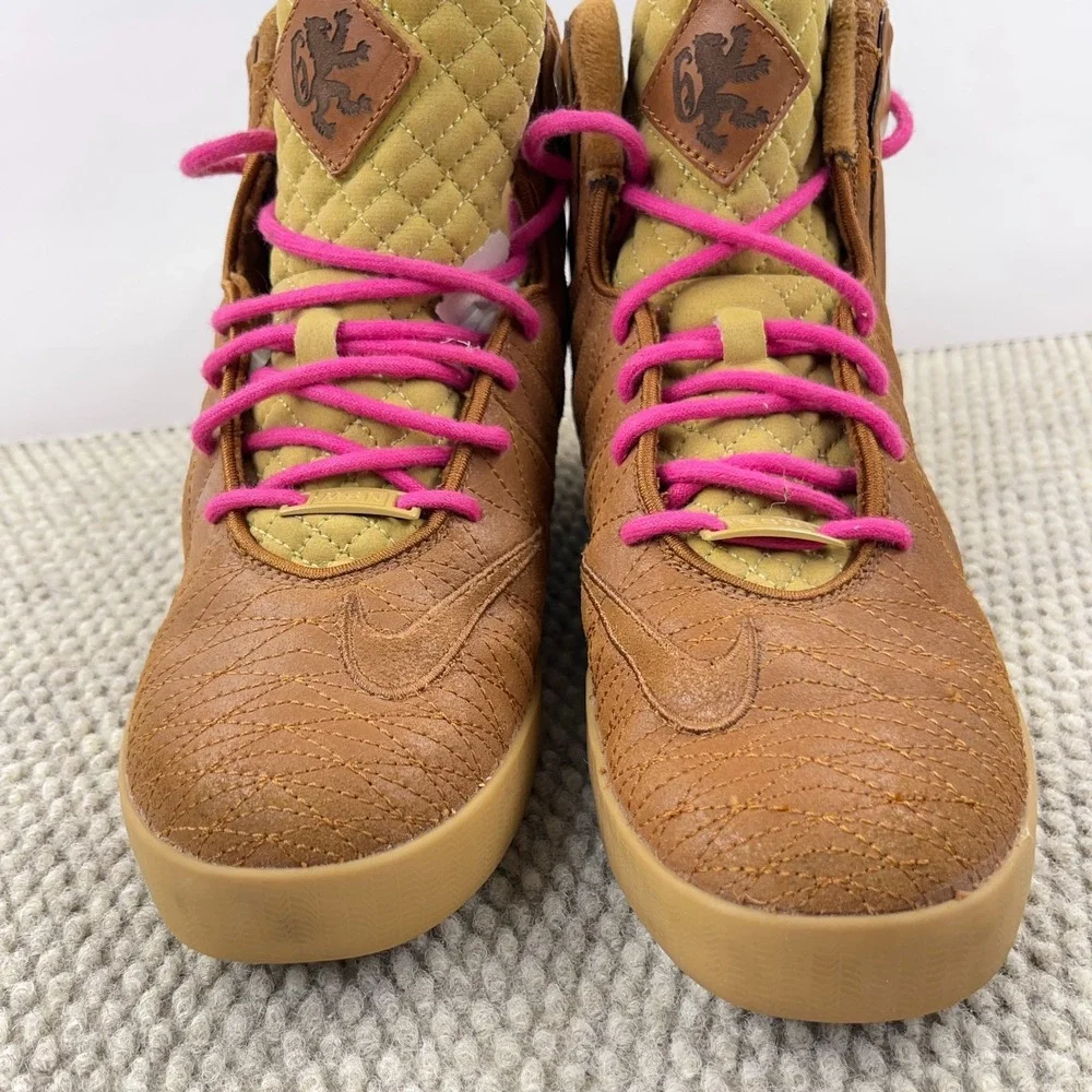 Nike LeBron Xi NSW‎ Lifestyle Hazelnut 616766-200 High Top Sneakers Size 7